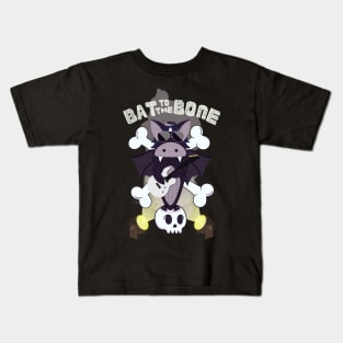 Bat to the bone rockstar Kids T-Shirt